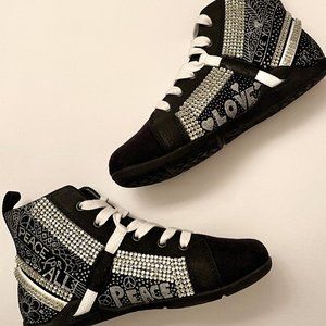 Xero Shoes Toronto Bling Designed High Top Athletic Fashion Shoe. 100% Vegan